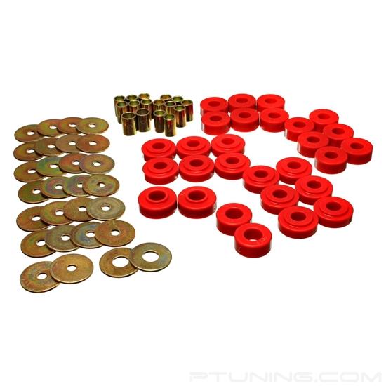 Picture of Hyper-Flex Rear Frame Shackle Bushings - Red