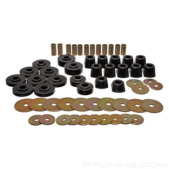 Picture of Front and Rear Body Cab Mount Kit - Black