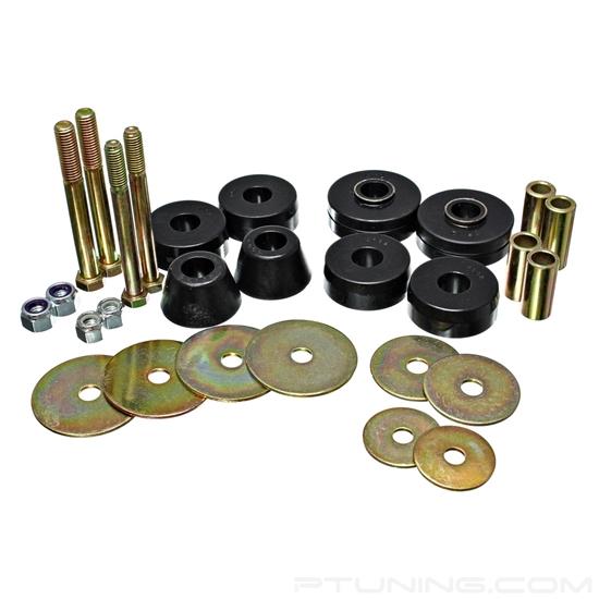 Picture of Front and Rear Body Cab Mount Kit - Black