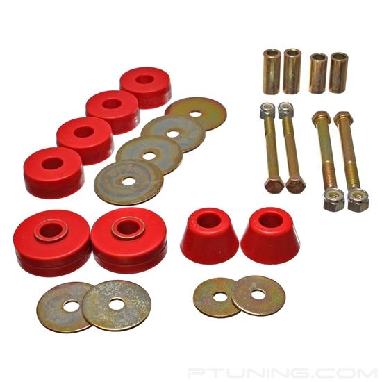 Picture of Front and Rear Body Cab Mount Kit - Red