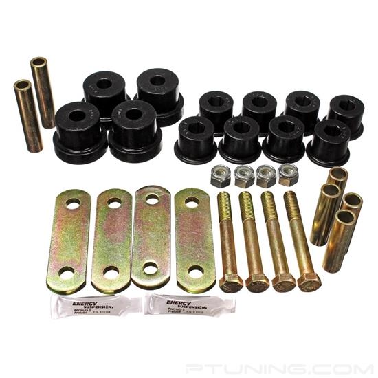 Picture of Hyper-Flex Performance Front or Rear Leaf Spring Shackles - Black