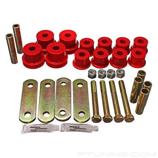 Picture of Hyper-Flex Performance Front or Rear Leaf Spring Shackles - Red
