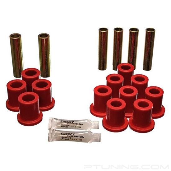 Picture of Hyper-Flex Rear Leaf Spring and Shackle Bushings - Red