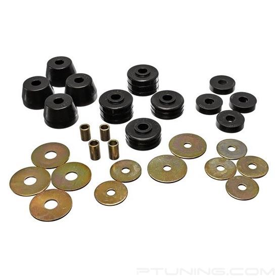 Picture of Front and Rear Body Cab Mount Kit - Black
