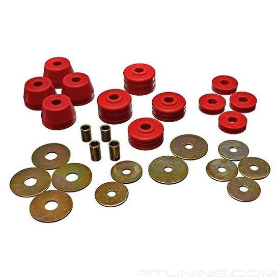 Picture of Front and Rear Body Cab Mount Kit - Red