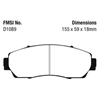 Picture of Greenstuff 2000 Series Sport Front Brake Pads