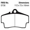 Picture of Greenstuff 2000 Series Sport Rear Brake Pads