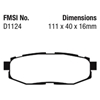 Picture of Greenstuff 2000 Series Sport Rear Brake Pads