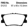 Picture of Greenstuff 2000 Series Sport Rear Brake Pads