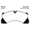 Picture of Redstuff Ceramic Low Dust Front Brake Pads