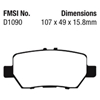 Picture of Redstuff Ceramic Low Dust Rear Brake Pads
