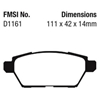 Picture of Ultimax OEM Replacement Rear Brake Pads