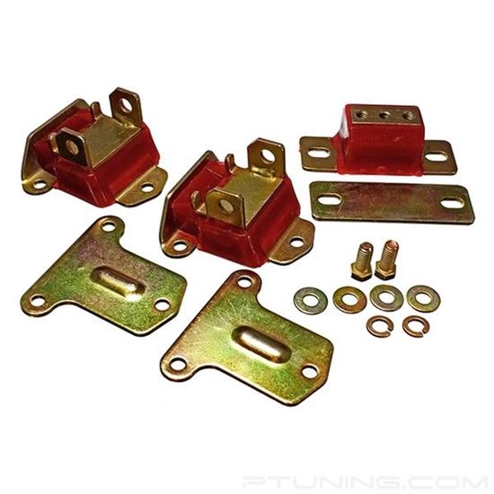 Picture of Complete Engine and Transmission Mount Set - Red