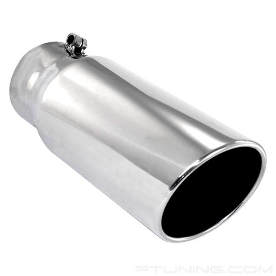 Picture of MACH Force-Xp 409 SS Exhaust Tip - 4" In x 5" Out, Black