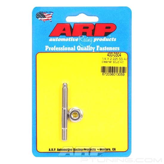 Picture of Stainless Steel Polished Air Cleaner Mounting Stud Kit (1/4 x 2.225)