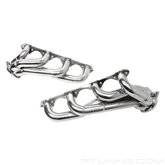 Picture of Tuned Length Steel Silver Ceramic Coated Short Tube Unequal Length Exhaust Headers