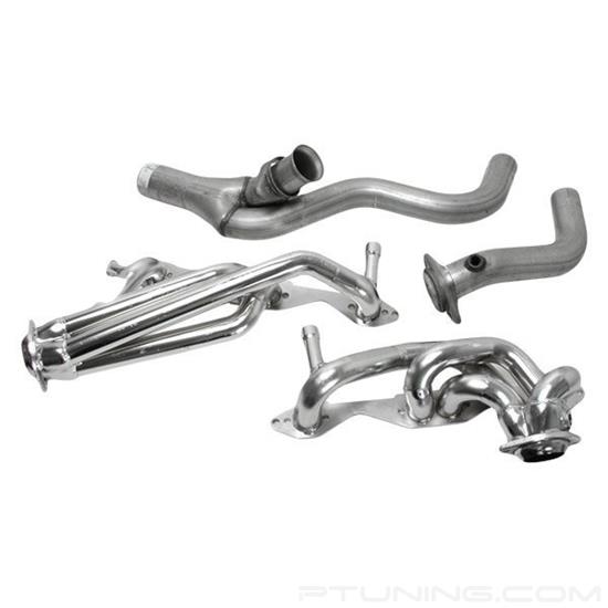 Picture of Tuned Length Steel Silver Ceramic Coated Short Tube Exhaust Headers