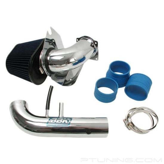 Picture of Power-Plus Series Aluminum Chrome Cold Air Intake System with Blue Filter
