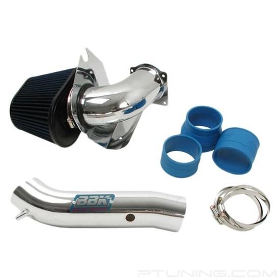 Picture of Power-Plus Series Aluminum Chrome Cold Air Intake System with Blue Filter