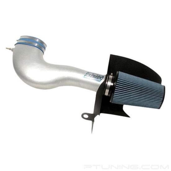 Picture of Power-Plus Series Aluminum Titanium Silver Cold Air Intake System with Blue Filter
