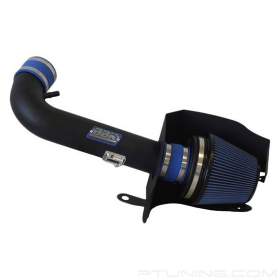 Picture of Power-Plus Series Aluminum Black Cold Air Intake System with Blue Filter