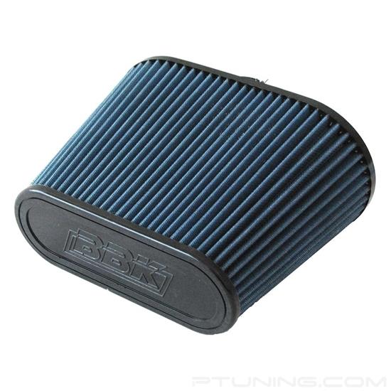 Picture of Oval Tapered Blue Air Filter (10" x 5" BOL x 3.5" ID x 7" L)