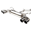 Picture of Q300 Stainless Steel Dual Cat-Back Exhaust System with Quad Rear Exit