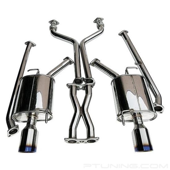 Picture of Q300 Stainless Steel Cat-Back Exhaust System with Split Rear Exit