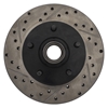 Picture of Sport Drilled and Slotted 1-Piece Front Passenger Side Brake Rotor