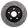 Picture of Sport Drilled and Slotted 1-Piece Front Driver Side Brake Rotor