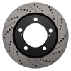 Picture of Sport Drilled and Slotted 1-Piece Front Passenger Side Brake Rotor