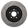 Picture of Sport Drilled and Slotted 1-Piece Front Passenger Side Brake Rotor