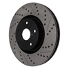 Picture of Sport Drilled and Slotted 1-Piece Front Passenger Side Brake Rotor