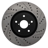 Picture of Sport Drilled and Slotted 1-Piece Front Passenger Side Brake Rotor