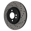 Picture of Sport Drilled and Slotted 1-Piece Front Driver Side Brake Rotor