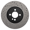 Picture of Sport Drilled and Slotted 1-Piece Front Driver Side Brake Rotor