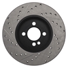 Picture of Sport Drilled and Slotted 1-Piece Front Driver Side Brake Rotor
