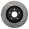 Picture of Sport Drilled and Slotted 1-Piece Front Driver Side Brake Rotor