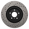 Picture of Sport Drilled and Slotted 1-Piece Front Driver Side Brake Rotor