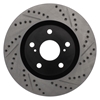 Picture of Sport Drilled and Slotted 1-Piece Front Passenger Side Brake Rotor