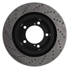 Picture of Sport Drilled and Slotted 1-Piece Front Driver Side Brake Rotor