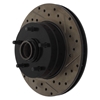 Picture of Sport Drilled and Slotted 1-Piece Front Driver Side Brake Rotor