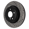 Picture of Sport Drilled and Slotted 1-Piece Rear Driver Side Brake Rotor