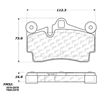 Picture of Sport Performance Rear Brake Pads