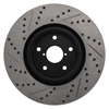 Picture of Sport Drilled and Slotted 1-Piece Front Driver Side Brake Rotor