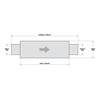 Picture of ATLAS 4" Aluminized Steel Muffler