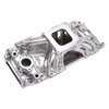 Picture of Victor Jr. Polished Single Plane Intake Manifold with 3/4" Radius Filled-Corner Runners