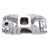 Picture of Victor Jr. Polished Single Plane Intake Manifold with 3/4" Radius Filled-Corner Runners