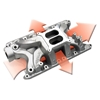 Picture of RPM Air Gap Satin Dual Plane Intake Manifold