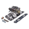 Picture of Performer Air-Gap Single-Quad Satin Intake Manifold and Carburetor Kit